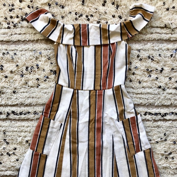 ASOS Striped Midi Dress - Picture 3 of 4